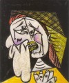 La femme qui pleure au foulard 4 1937 Cubism